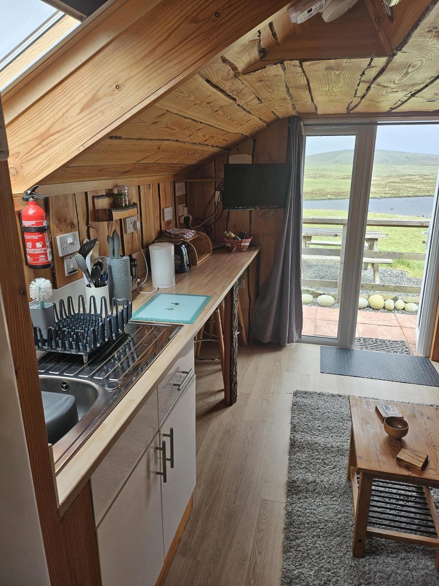 North Uist Lodges Tigharry Szoba fotó